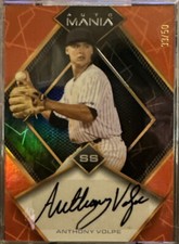 2023 Wild Card Automania Anthony Volpe Auto Orange Parallel 33/50 #AM-D4 Yankees