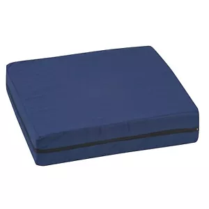 DMI 16" x 18" x 4" Polyfoam Deluxe Wheelchair Cushion Polyester/Cotton Cover - Picture 1 of 1