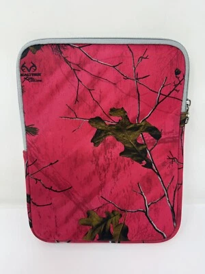Realtree Pink Camo 10" Protective Neoprene Tablet Sleeve - NEW, NO TAGS - Image 1 of 4