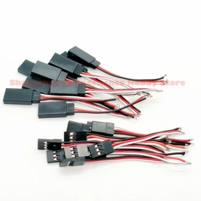 10Pairs Male Female Connector 50mm 26Awg 30Core Cable For Weld Servo RC Receiver - Image 1 of 4