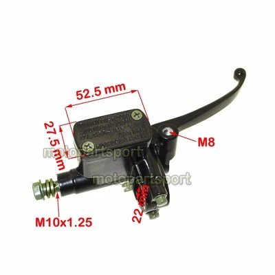 Right Front Brake Master Cylinder For Scooter GY6 50 110 125 250cc Dirt Bike ATV - Image 1 of 4