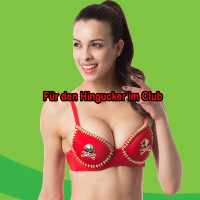 BH Büstenhalter Damenunterwäsche Bra Skull Bikinioberteil Totenkopf - Bild 1 von 3