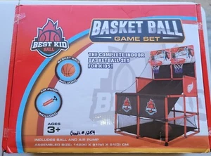 BESTKID Double Shot Basketball Hoop Arcade Game Set: New Open Box Indoor Game  - Picture 1 of 7