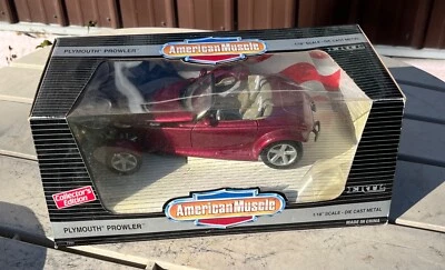 AMERICAN MUSCLE -DIE CAST   METAL PLYMOUTH  PROWLER CAR 1:18 SCALE - Image 1 of 3