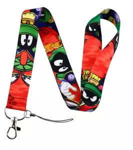Marvin the Martian Looney Tunes Lanyard Neck Strap ID Card or Keys - Free Post - Foto 1 di 4