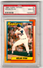 1990 Topps Tiffany Nolan Ryan PSA 10 GEM MINT #1 TEXAS RANGERS HOF WS CHAMPION!
