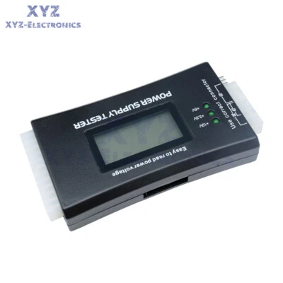 Digital LCD Display 20/24 Pin SATA HDD PC Computer PC Power Supply Tester - Image 1 of 4