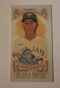 2021 Topps Allen & Ginter NATE PEARSON Rookie RC Mini Card #113 A&G Back - Picture 1 of 2