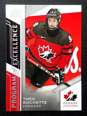 THÉO ROCHETTE 2020-21 UPPER DECK TEAM CANADA JUNIORS 20-21 NO 143       13930 - Image 1 of 2