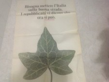 Manifesto politico elettorale originale