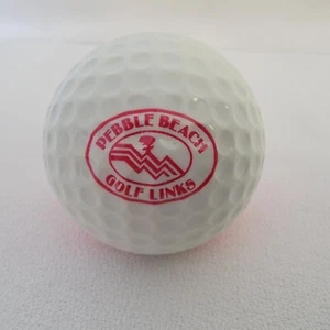 Pebble Beach Golf Links Ping 2 Karsten Eye Two Color: Red/White Logo Golf Ball - Picture 1 of 4