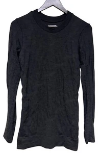 Athleta Women's Cable Remarkawool Wool Blend Base Layer Knit Top Size Large - Picture 1 of 8