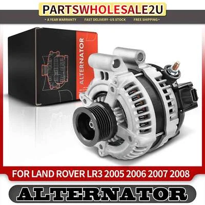 Novo Alternador para Land Rover LR3 2005-2008 V6 4.0L 150A 12V CW 6 Ranhuras Polia - Imagem 1 de 4