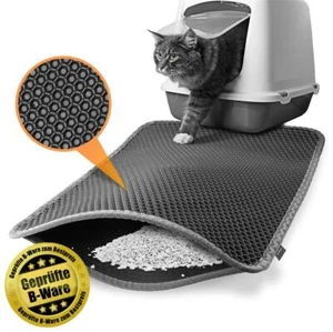 Katzenklo Katzenmatte Unterlage wasserdicht 2 Schicht Katzenklomatte B-Ware - Bild 1 von 6