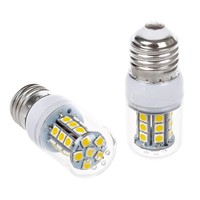 1X(4X Lampara Bombilla E27 27 LED 5050 SMD 4W 300LM 3600K Luz Blanco CalidoO5V3)