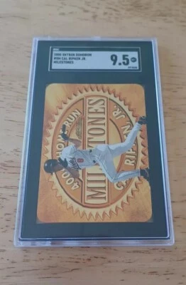2000 Skybox Dominion Milestones Cal Ripken Jr #5M SGC 9.5.  1 in 1,999 Pop Of 2 - Image 1 of 3