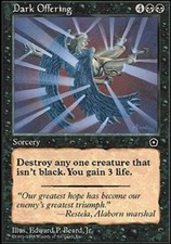 Dark Offering X4 (Portal 2 - Second Age) MTG (NM) *CCGHouse* Magic