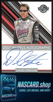 2007 Wheels High Gear #NNO David Stremme Wheels Autographs - Image 1 of 2