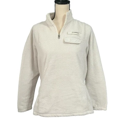 Magellan Outdoors | Suéter Pullover Para Mujer Blanco Polar Calce Clásico Talla M Foto 1 de 4