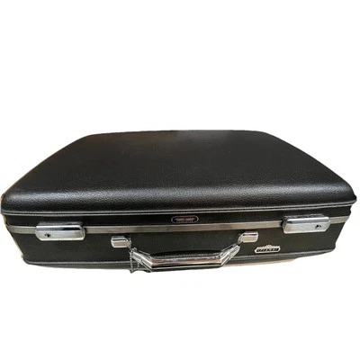 复古 American Tourister TIARA 行李箱硬壳 25 英寸 x 20 英寸 X 7 英寸灰色 — 第 1/4 张图片