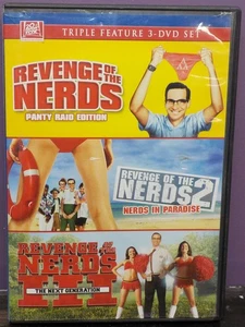 Revenge of the Nerds -  Triple Feature Trilogy 3 Disc - Picture 1 of 5