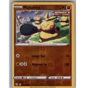Makuhita Reverse Holo Common SWSH08: Fusion Strike 142/264 NM - Picture 1 of 2