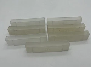 7 OFFICIAL Super Nintendo SNES Dust Sleeve Plastic Game Cover Protectors Slip - Picture 1 of 2