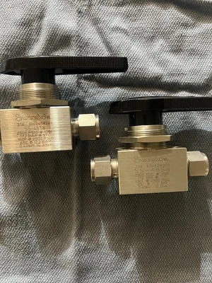 Swagelok SS-45S8 Ball Valves 1/2”  Price is for two New valves. - Image 1 of 4