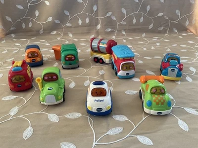 8x VTech Tut Tut Baby Flitzer Feuerwehr Polizei HotRod Mülllaster Traktor u.a. - Bild 1 von 4