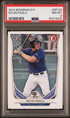 2014 BOWMAN DRAFT #DP123 KEVIN PADLO PSA 8 - Image 1 of 2