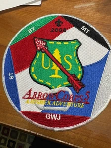 Boy Scout Oversized Patch 2008 Arrowcorps5 OA, A Higher Adventure - almost 6" - Picture 1 of 8
