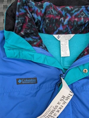 Vtg NOS 90s Columbia Long's Peak 3-in-1 Ski Jacket Parka Sz XL Coat Fleece NWT - Image 1 of 4