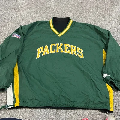 Chaqueta Pullover Starter NFL Green Bay Packers Talla Grande Foto 1 de 4