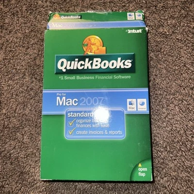 Quickbooks Mac 2007 Cd Only Includes Box Booklet And Cd - Image 1 of 2