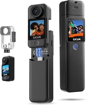 SJCAM C300 4K Vlogging Pocket Camera, Compact Action Camera with 30M Water [NEW] - Image 1 of 4