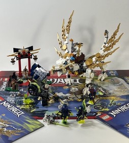 Lego 70734 Ninjago Master Wu Dragon complete assembled used pls read w box