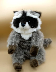 1991 Plush Creations Inc. Singing LARGE RACCOON 14" Plush Stuffed Animal TOY - Picture 1 of 5