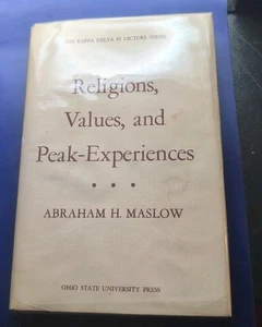 Religionen, Werte und Gipfelerfahrungen von Abraham Maslow. 1. Auflage, 1964 - Bild 1 von 7