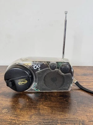 Freeplay 360 Wind Up Solar Power Transparent Radio Am/FM Working Rare - Image 1 of 4