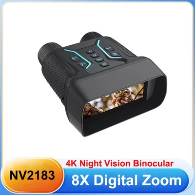 4K HD Digital Binocular Night Vision Goggle 400m 8X IR Telescope 4.5" TFT NV2183 - Image 1 of 4