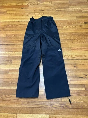 Pantalones de lluvia cortavientos Eastern Mountain Sports para hombre talla L negros de nailon con cremallera laterales Foto 1 de 4