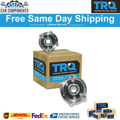 Juego de pares traseros de cojinete de rueda y buje TRQ para Volvo S60 XC70 2001-2009 Foto 1 de 4