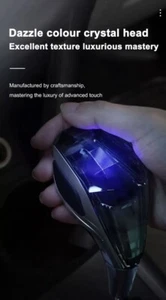 Car Universal Crystal Handle Gear Shift Knob Gear Head with LED for Toyota Honda - Picture 1 of 7