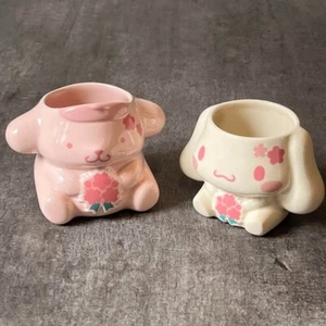 Sanrio Sanrio Cinnamoroll Pompompurin Ministop Sakura Cup 2Sets - Picture 1 of 3