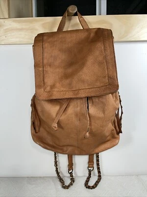 FRYE and Co Mochila Cartera de Cuero Naranja Quemado FCH0038C Llavero Informal Senderismo Foto 1 de 4