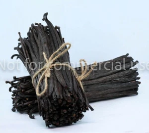 Sri Lankan Vanilla Grade A High Quality Pure 10 Beans/Pods 6-7'' Guaranteed New - Picture 1 of 12