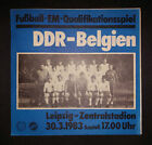 DDR - Belgien 30.03.1983 Länderspiel Programm kein EC Stadionheft