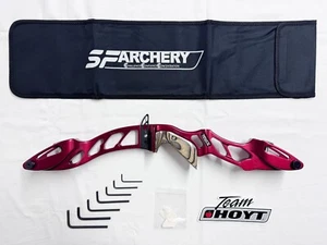 Elevador recurvo de tiro con arco Hoyt Grand Prix Epik - 23" - para zurdos - rojo - ILF - Imagen 1 de 12