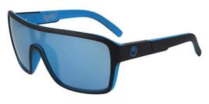 NEW DRAGON DR JAM REMIX LL ION 039 Matte Black & Blue Sunglasses w/Blue Mirror