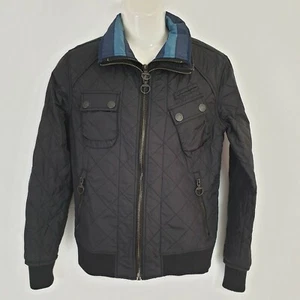 Superdry Limited Motorbike Mens Double Zip Jacket Size M JA49 - Picture 1 of 12